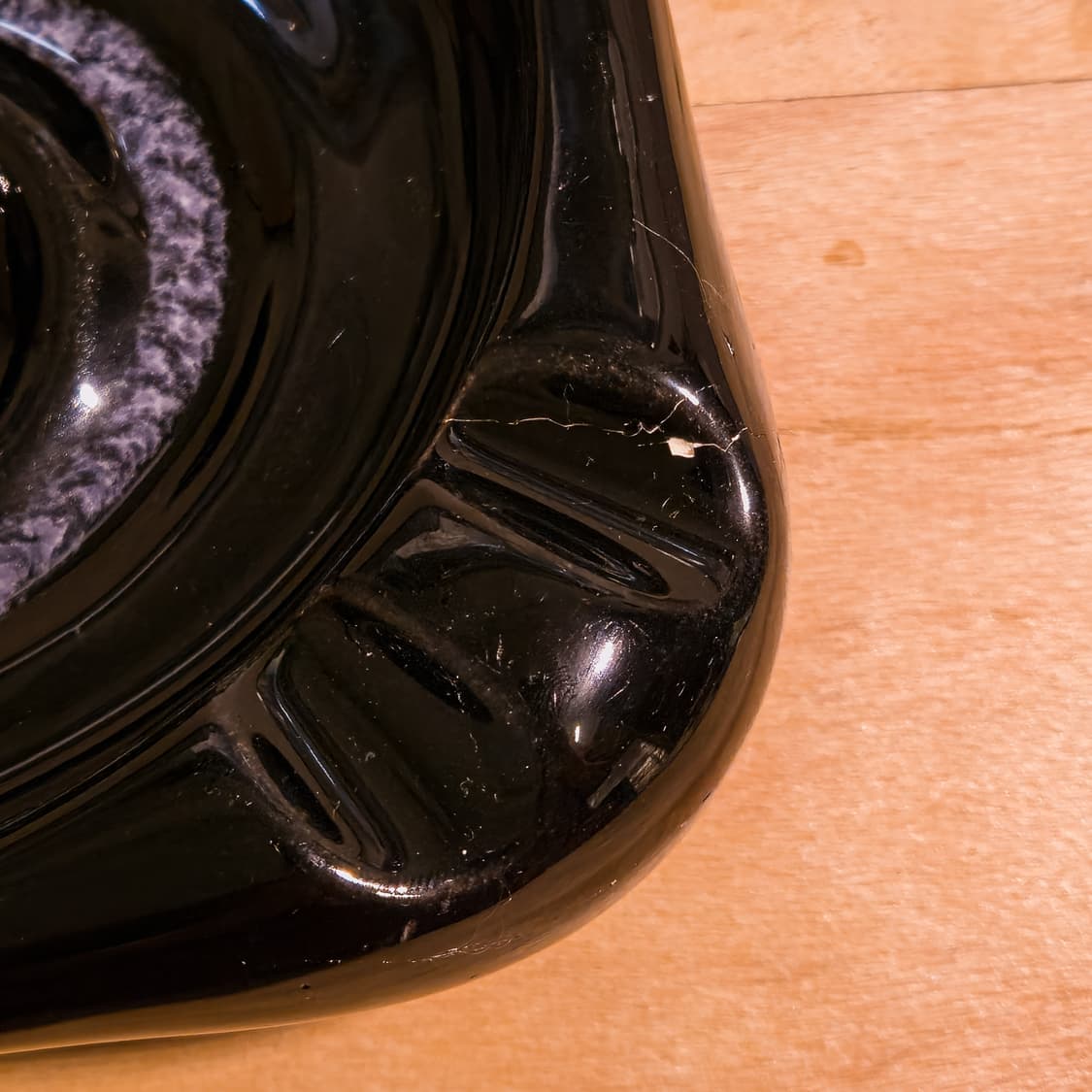 60s Vintage Art Deco Hall Black Ashtray 상품이미지5