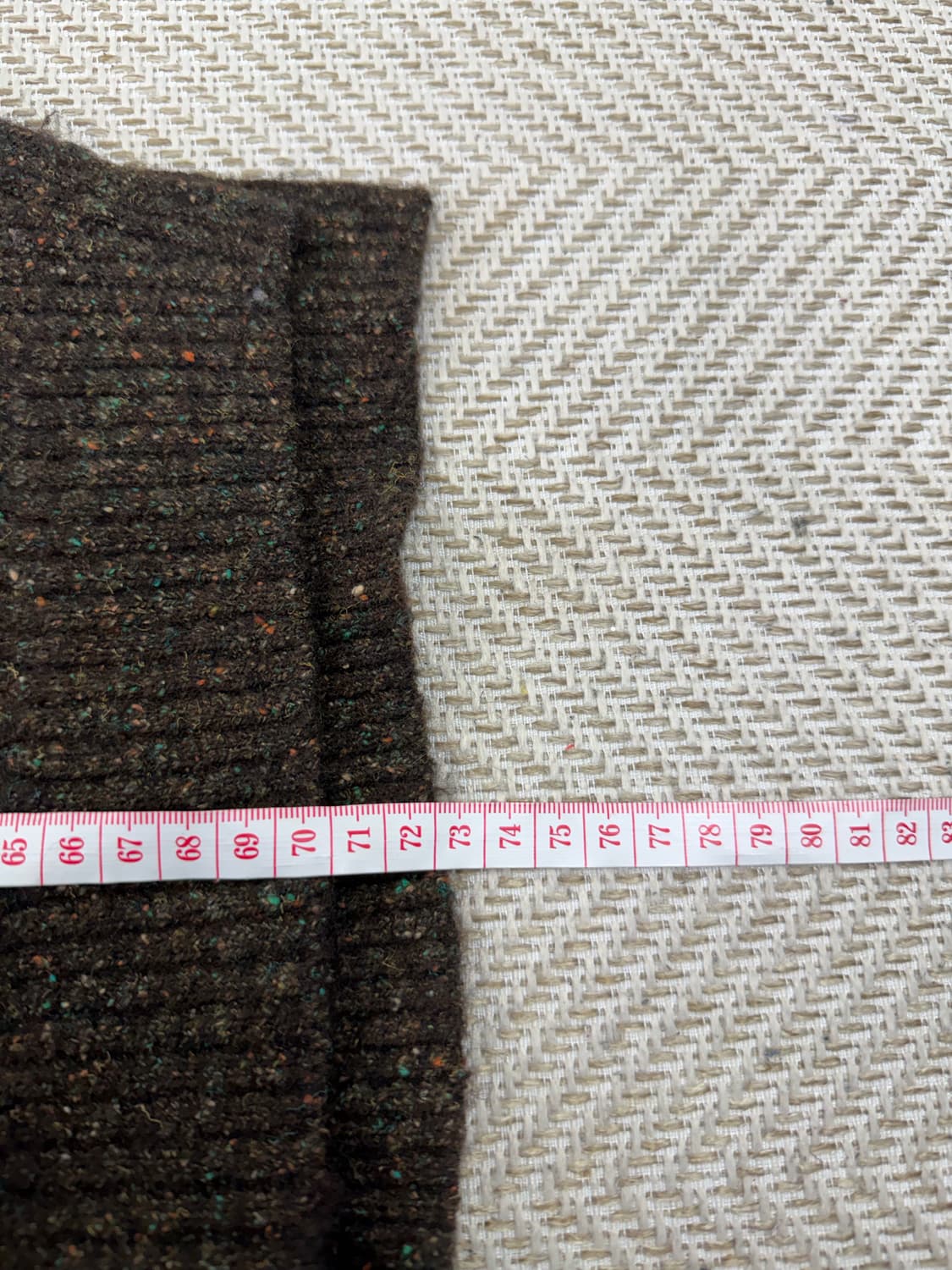 정품) 타임 한섬 여성 브라운 니트 스웨터 90F 상품이미지9