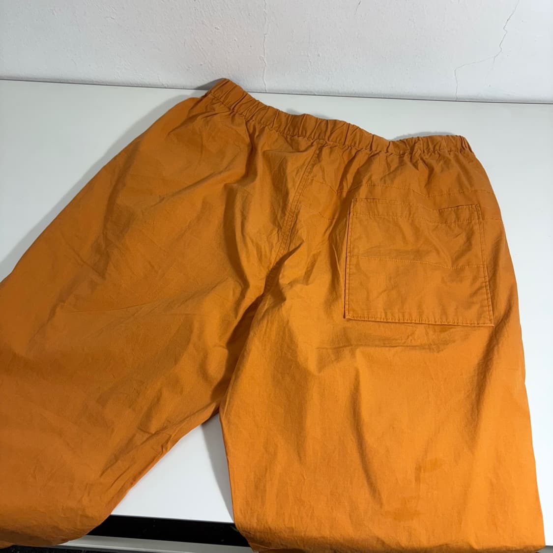 XL 빅유니온 딥겨자 레귤러핏 써머코튼 밴딩팬츠 상품이미지3