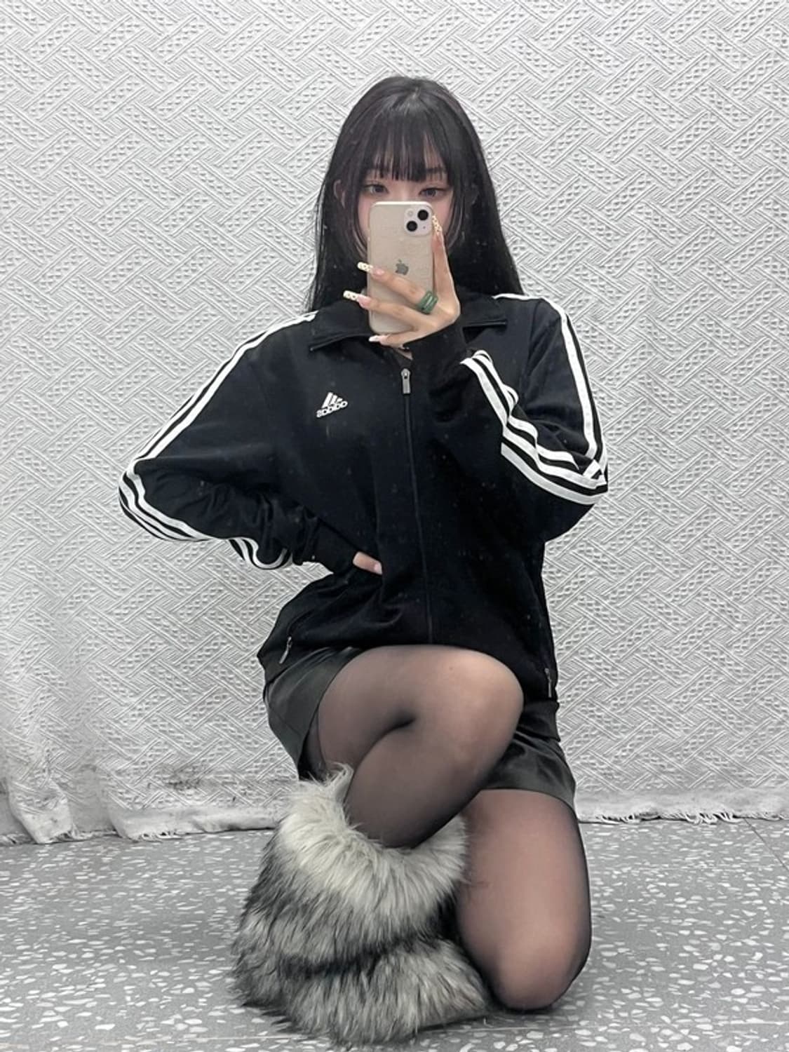 아디다스 빈티지 캐주얼 스포티 삼선 져지 집업 XL C09816 상품이미지1