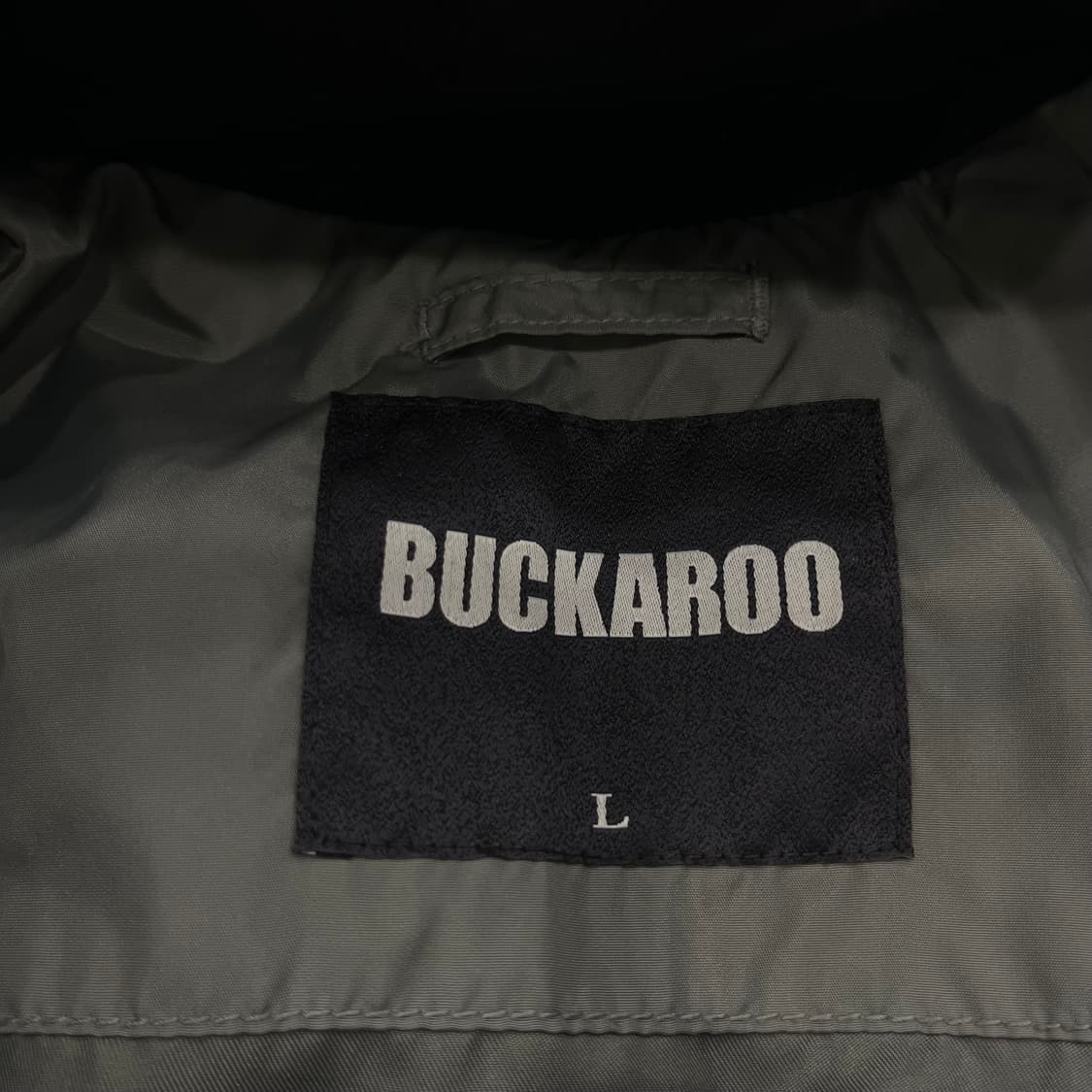 L 버커루 나일론 하이넥 바람막이 자켓 상품이미지5