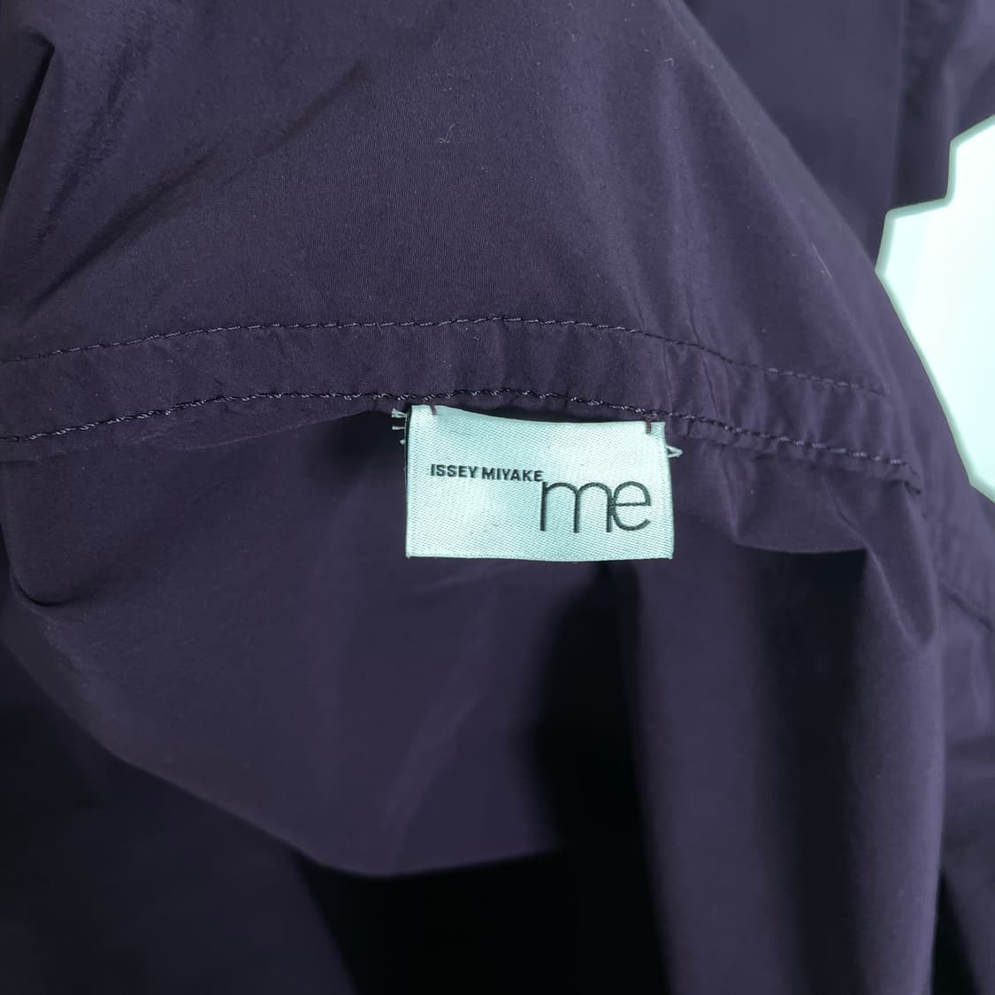 ISSEY MIYAKE 퍼플 하이넥 오버핏 코트 상품이미지4