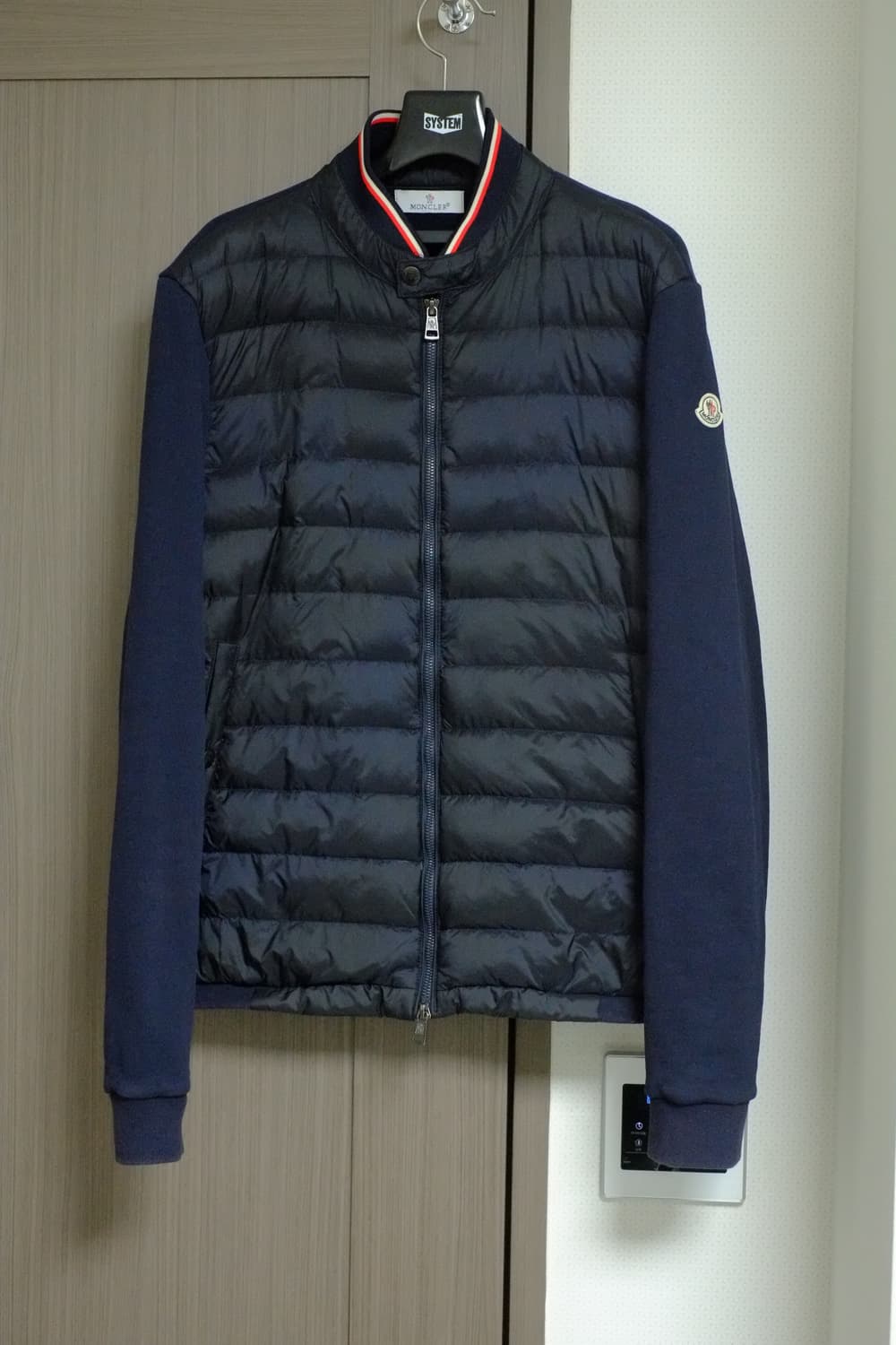 [xl]몽클레어 삼선 트리콧 니트패딩 상품이미지1