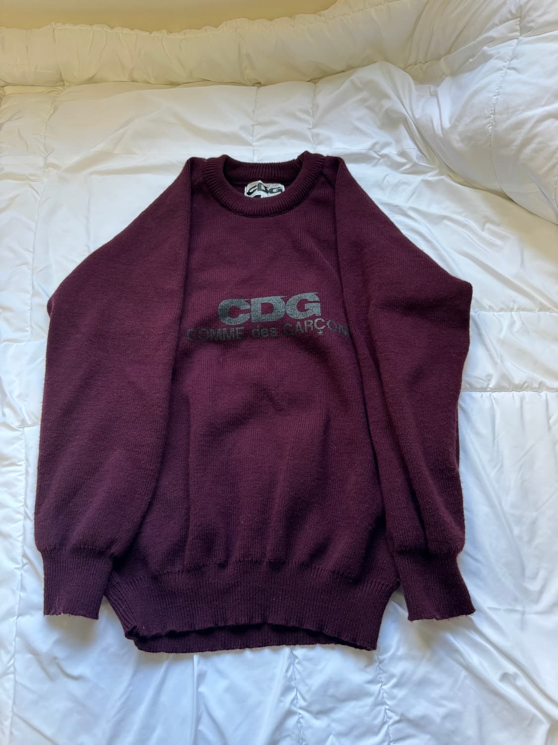 CDG 라운드넥 니트 상품이미지2