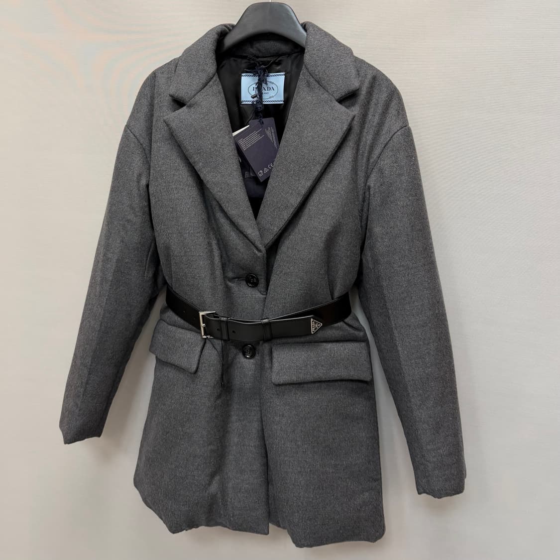 프라다 벨티드 캐시미어 싱글 패딩 자켓 (44~55 ) 상품이미지3