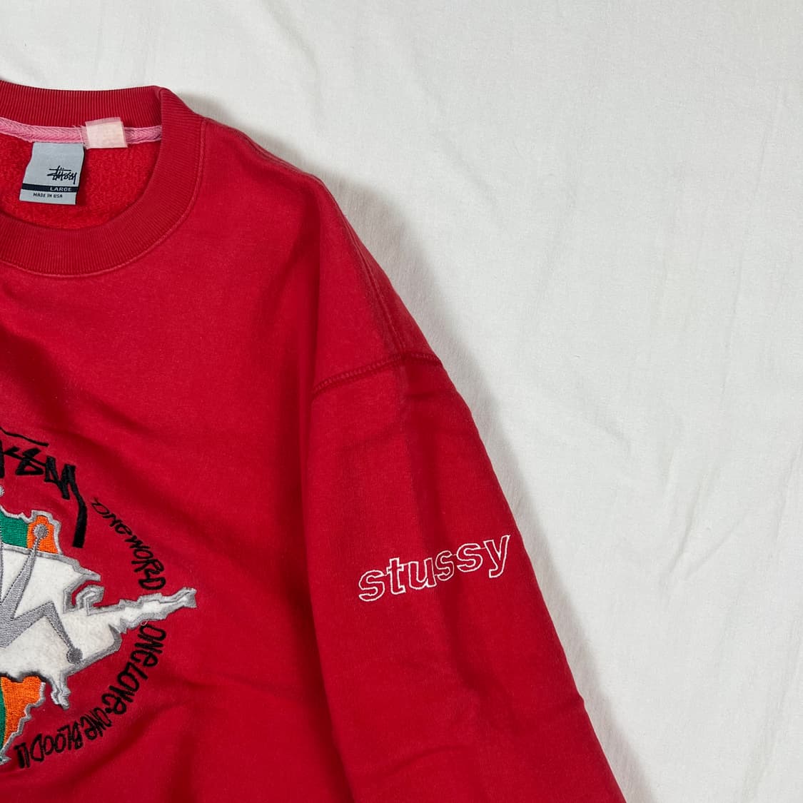 90‘s 스투시 stussy 빅크라운 스웻셔츠 맨투맨 상품이미지3
