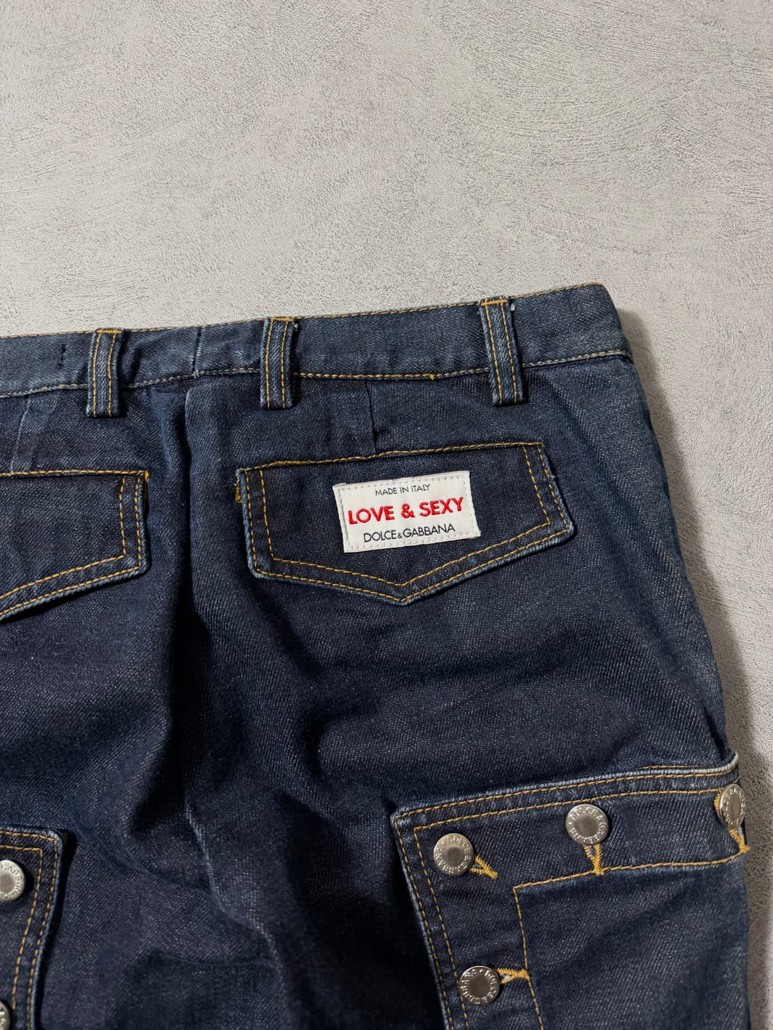 돌체앤가바나 03SS 스냅버튼 데님팬츠 상품이미지7