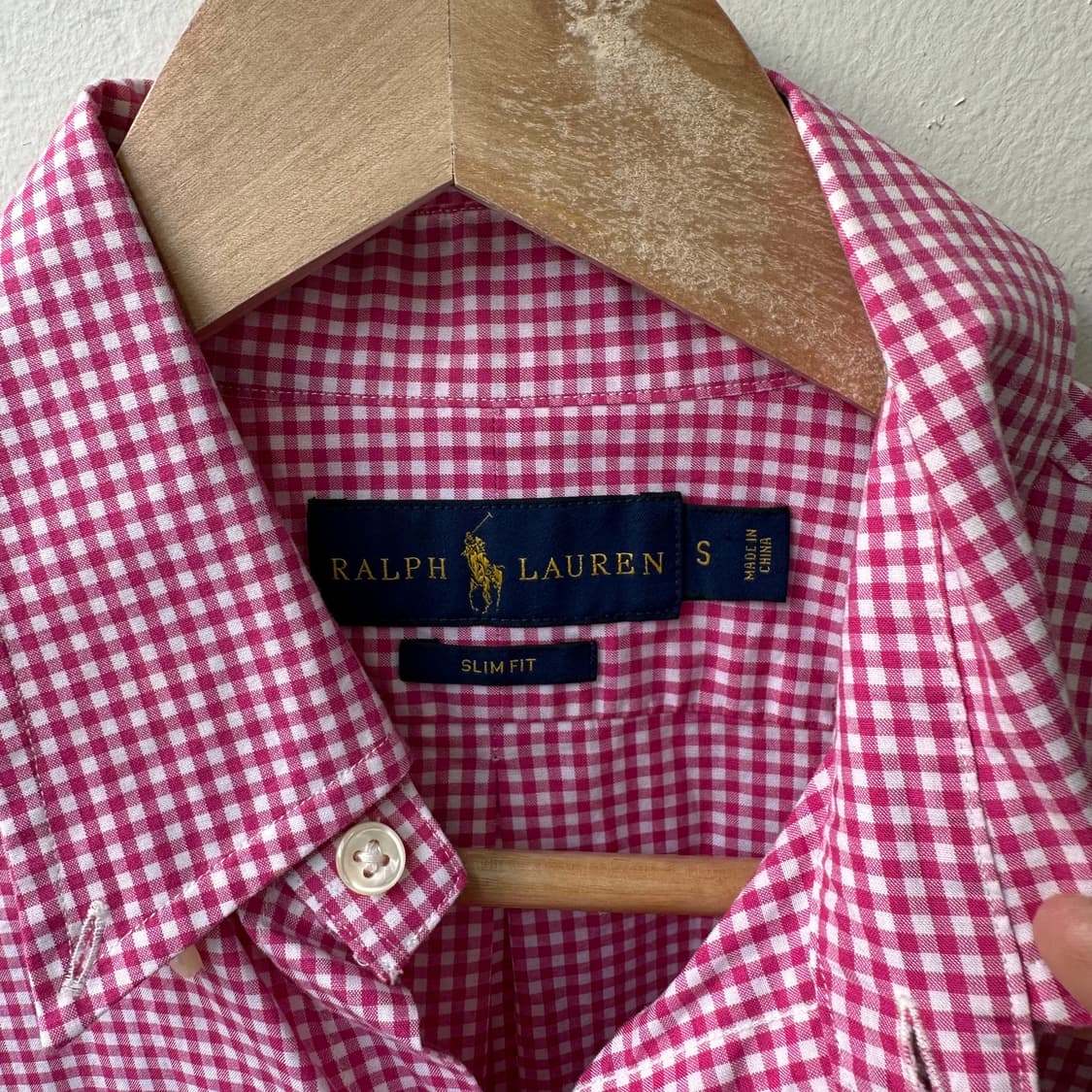 15261 - 폴로 랄프로렌 핑크 체크 셔츠 상품이미지3