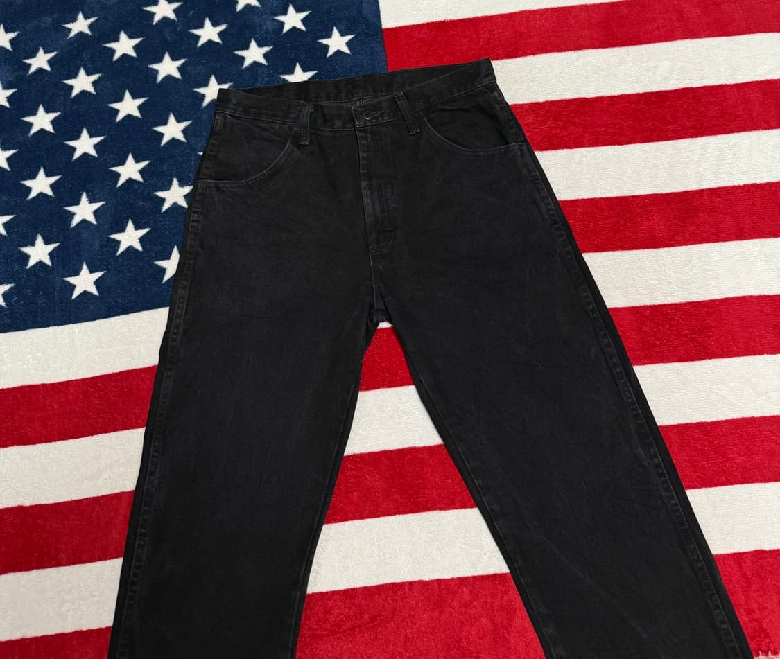 랭글러 서브브랜드 러슬러블랙진Rustler black jeans흑청데님 상품이미지4