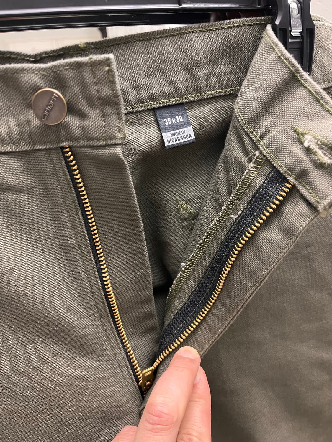 [미국직구] 칼하트 B11 Moss 루즈핏 워시드 덕 유틸리티 워크팬츠  상품이미지3