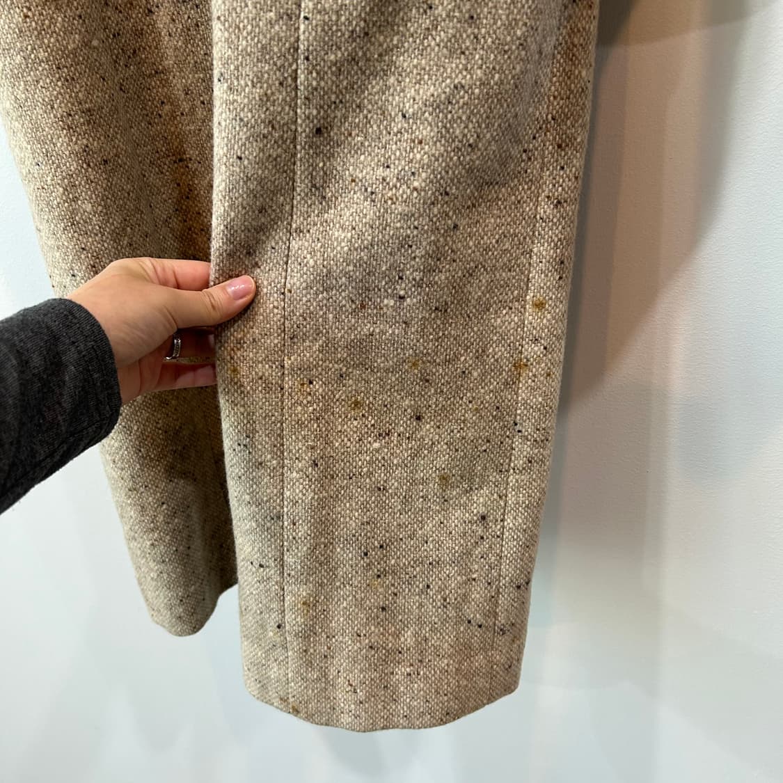 빈티지 더블 맥시 울 코트 상품이미지7