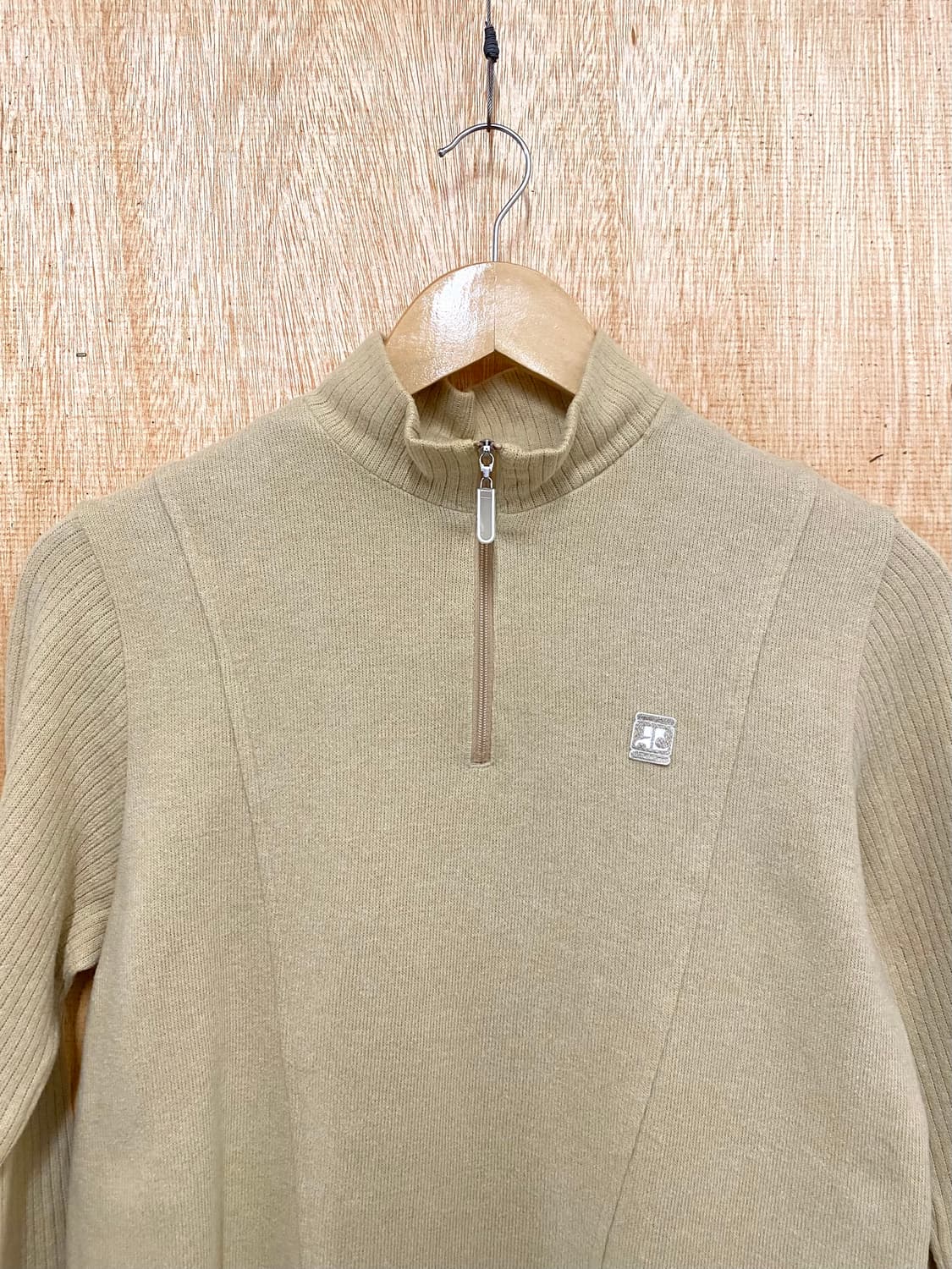 COURREGES half zip-up knit 쿠레쥬 쿼터집업 니트 상품이미지3