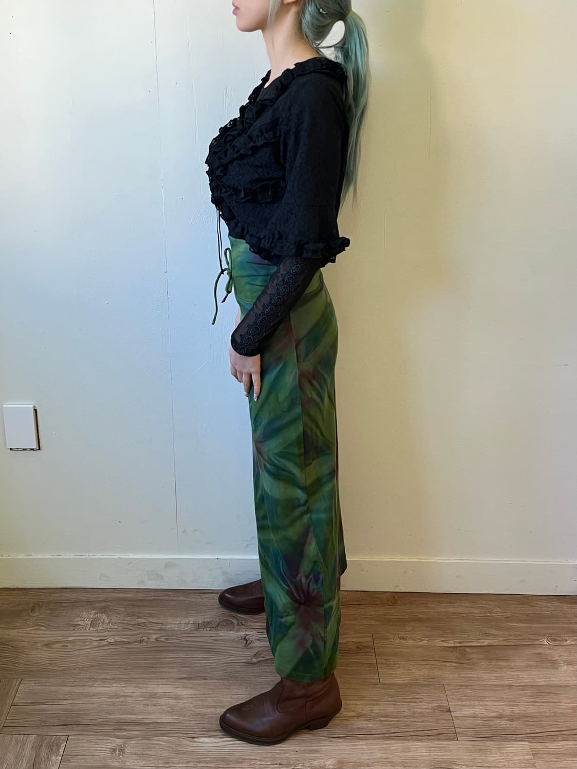 MALAIKA 오로라 밴딩 롱스커트 상품이미지8