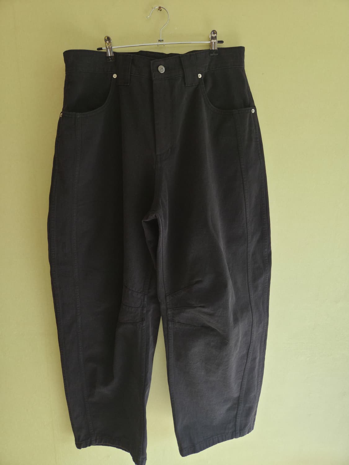 [3] 9999 아카이브 테크니컬 커브드 진 블랙 상품이미지1