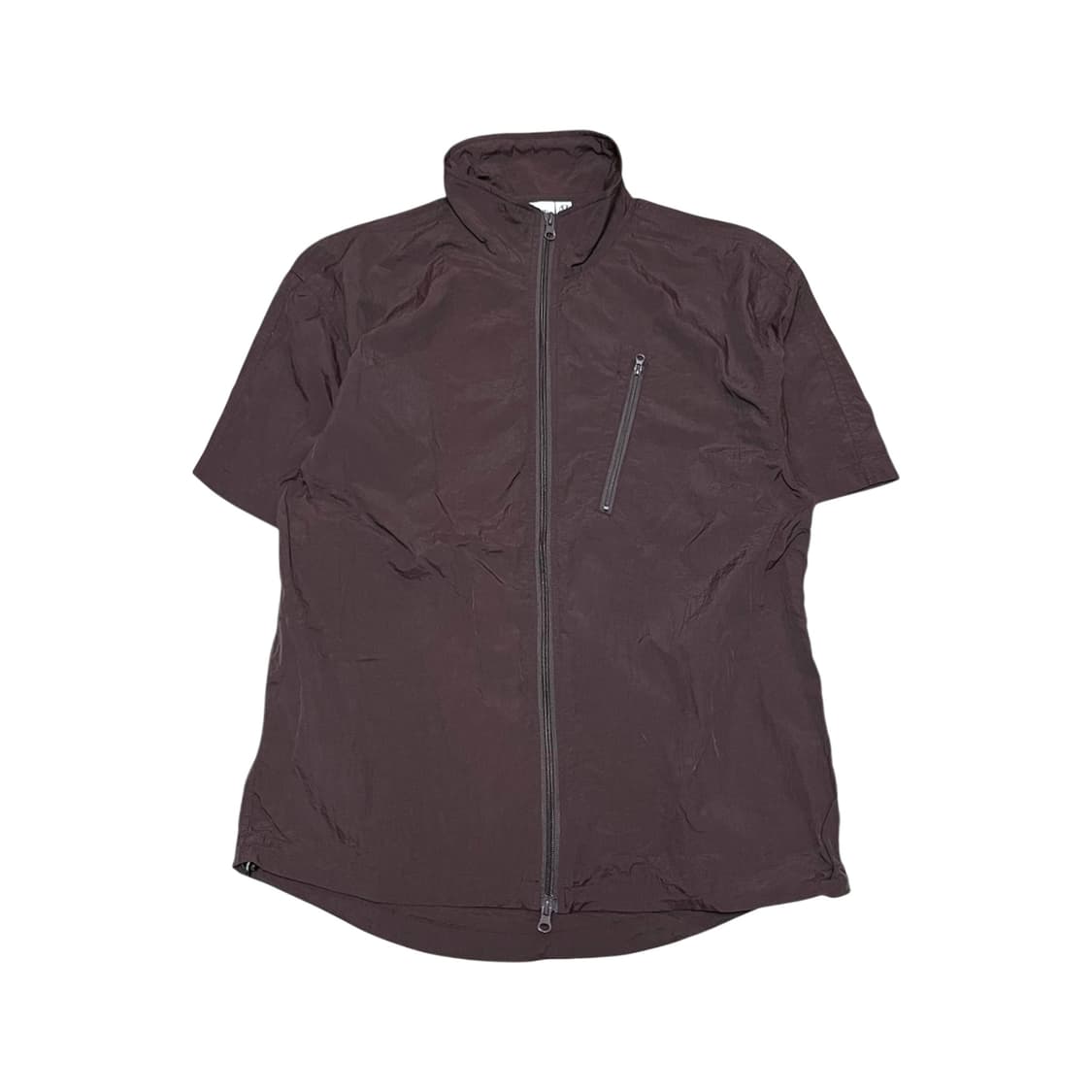 Partimento, Nylon Half Zip-Up Shirt_Brow 상품이미지1