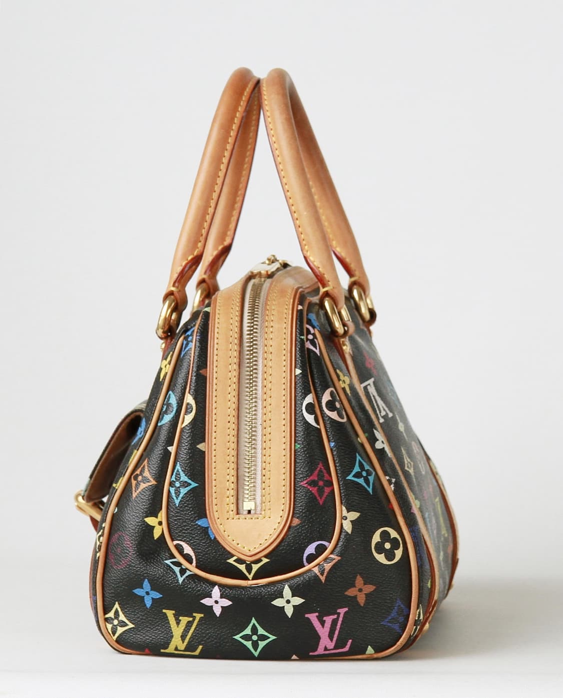 Louis Vuitton 프리실라 블랙 멀티컬러 핸드백 상품이미지3