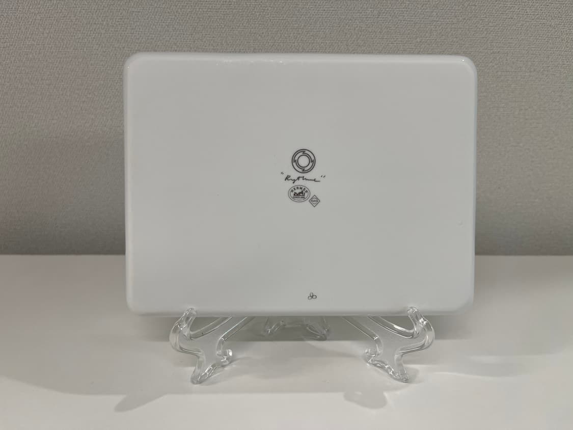 에르메스 리듬 그린 스퀘어 플레이트 1P HERMES 상품이미지3