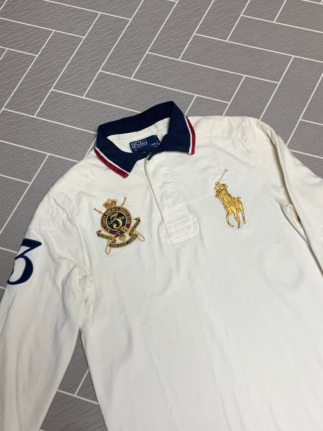 폴로 빅포니 럭비티 아이보리 상품이미지3