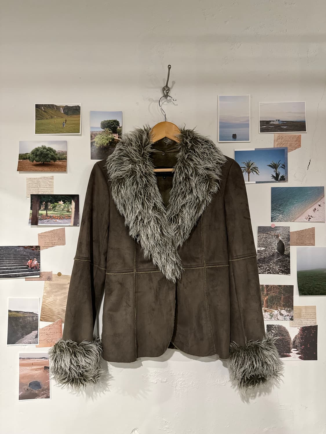 스웨이드 퍼카라 자켓 상품이미지1