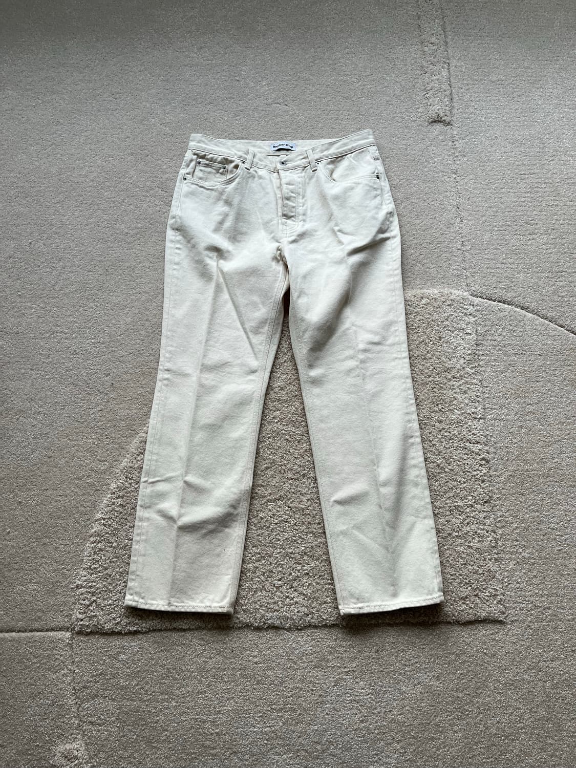 브라운야드 x 라이커샵 에크루 데님 팬츠 (30-33) 상품이미지2