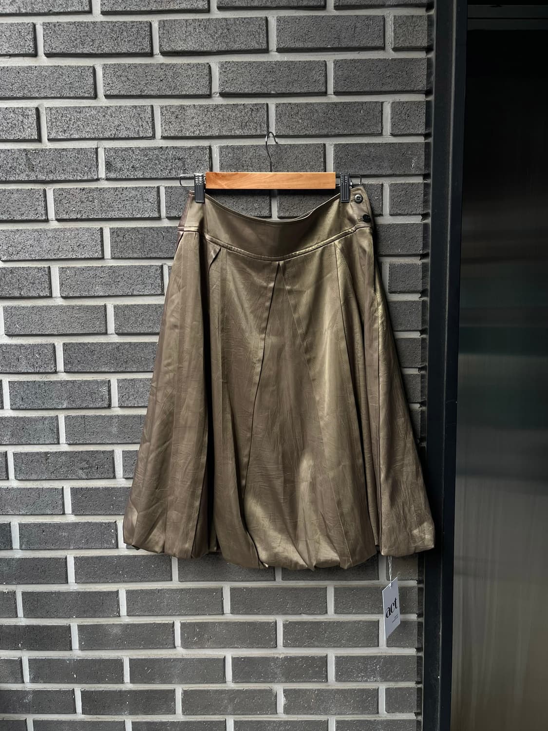 CARA 벌룬 스커트 올리브그린 상품이미지7