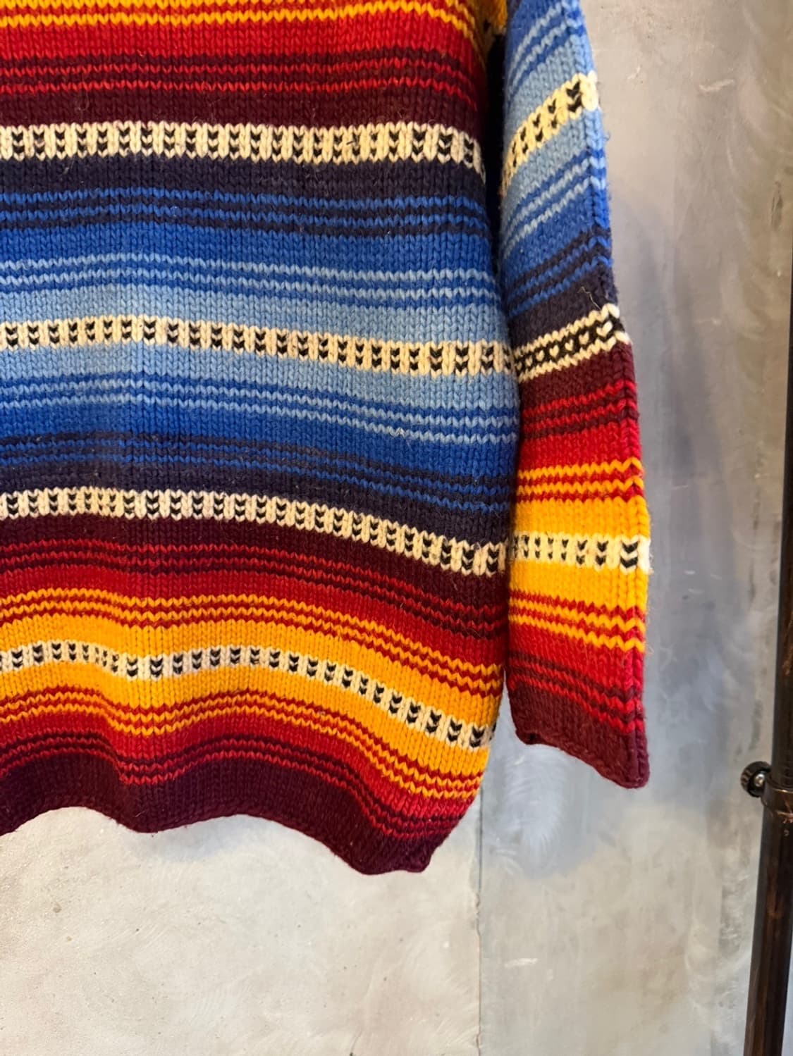 vtg 에콰도르 핸드 메이드 니트 여성66-77 상품이미지8