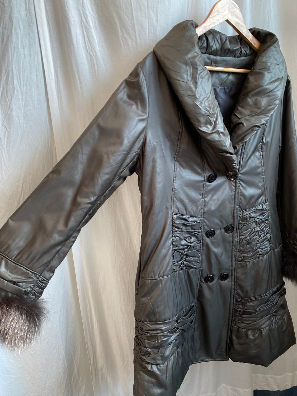 글로시 롱경량패딩(-66반) 상품이미지6