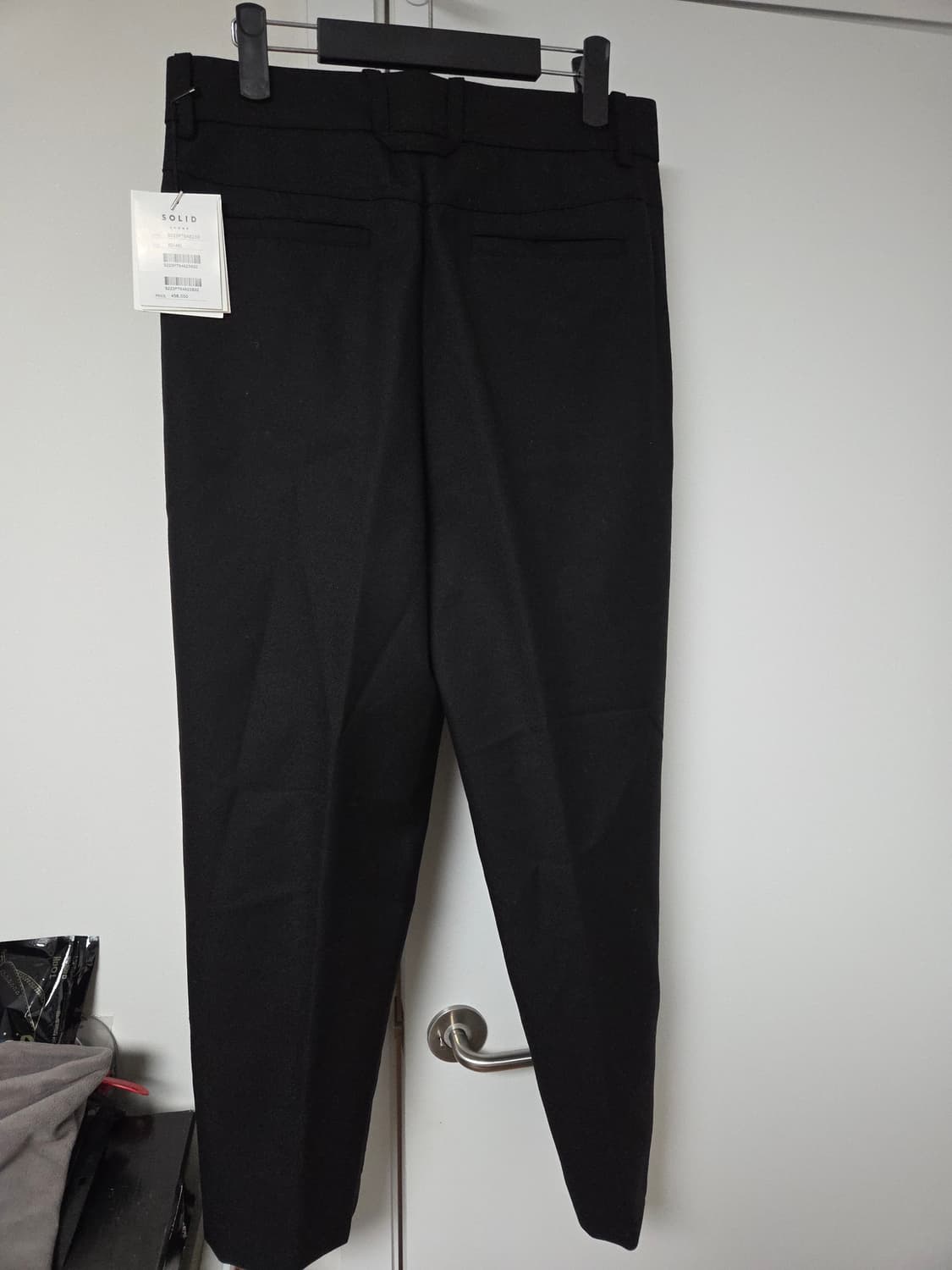 [새상품] 솔리드옴므 밑단 절개 울 슬랙스 48 상품이미지4