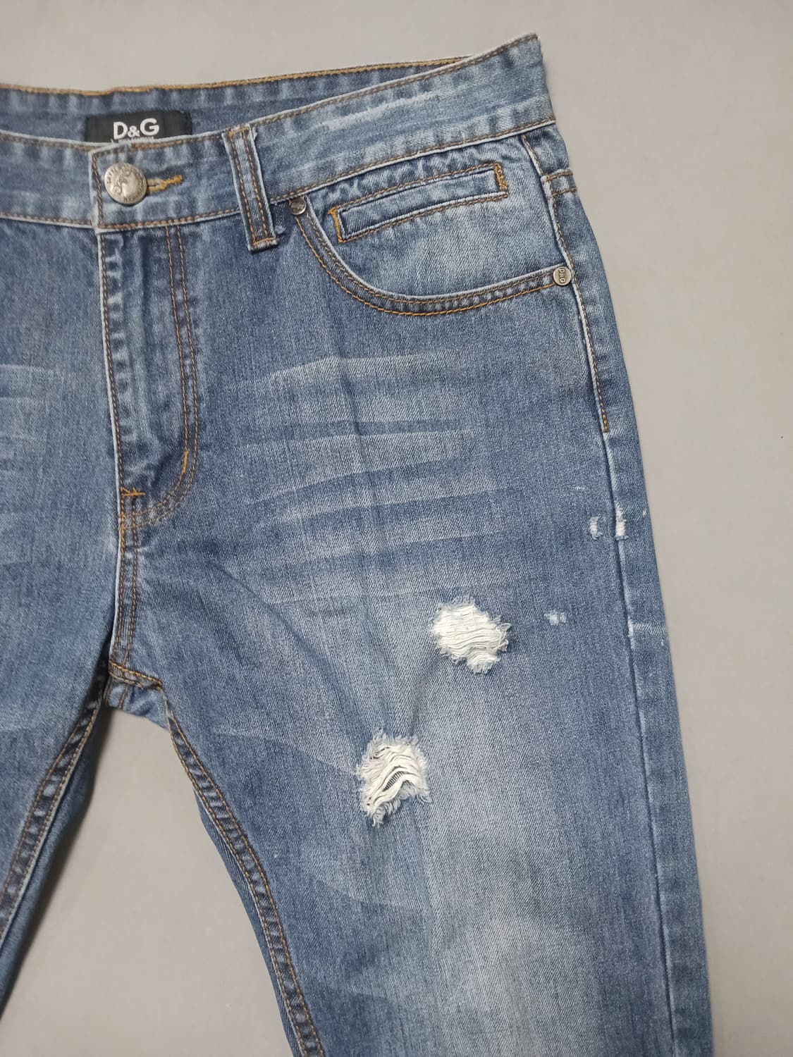 [34] 돌체앤가바나 데미지 클래식진 청바지 상품이미지4