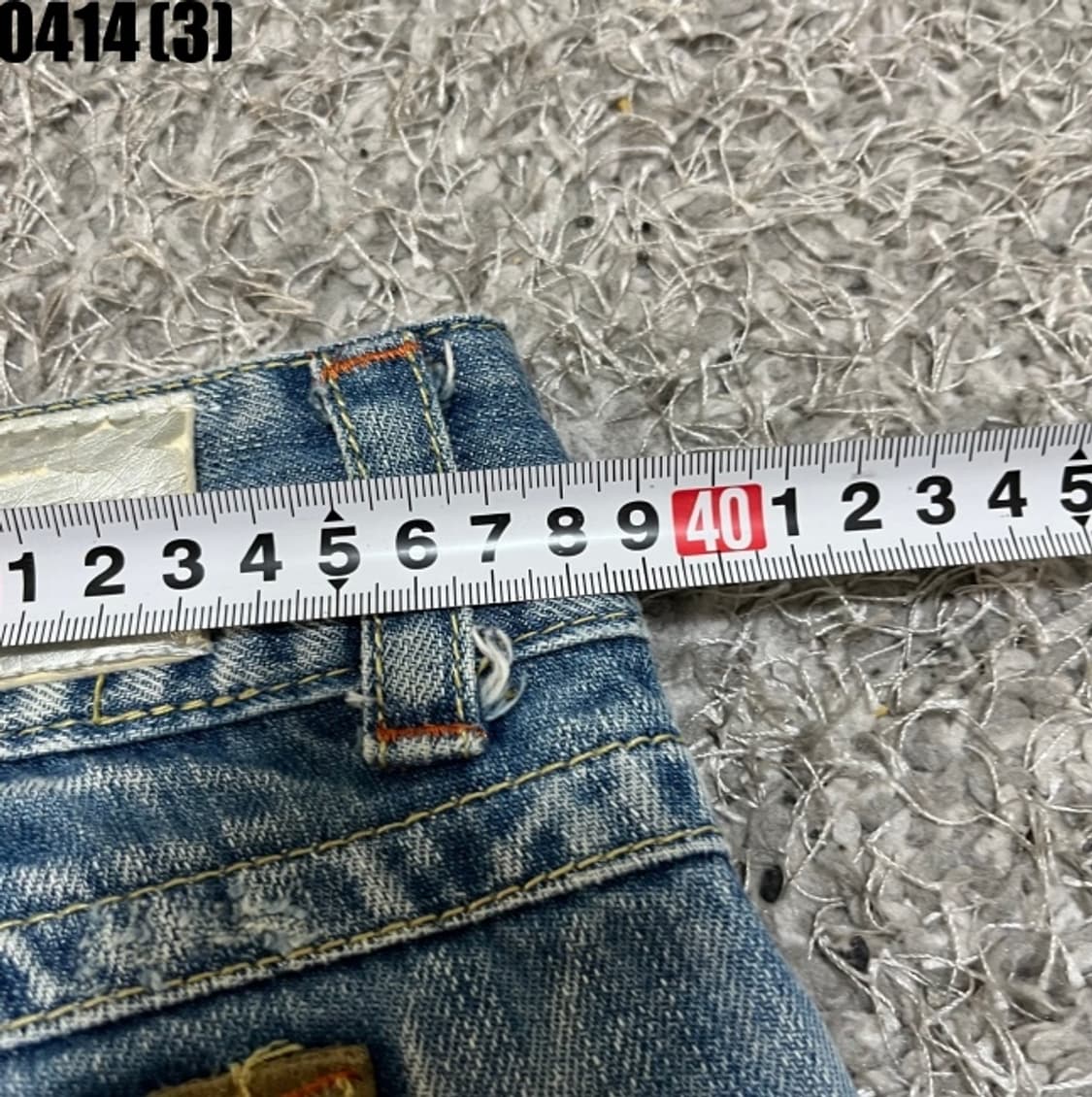 빈티지 데님 반바지 상품이미지7