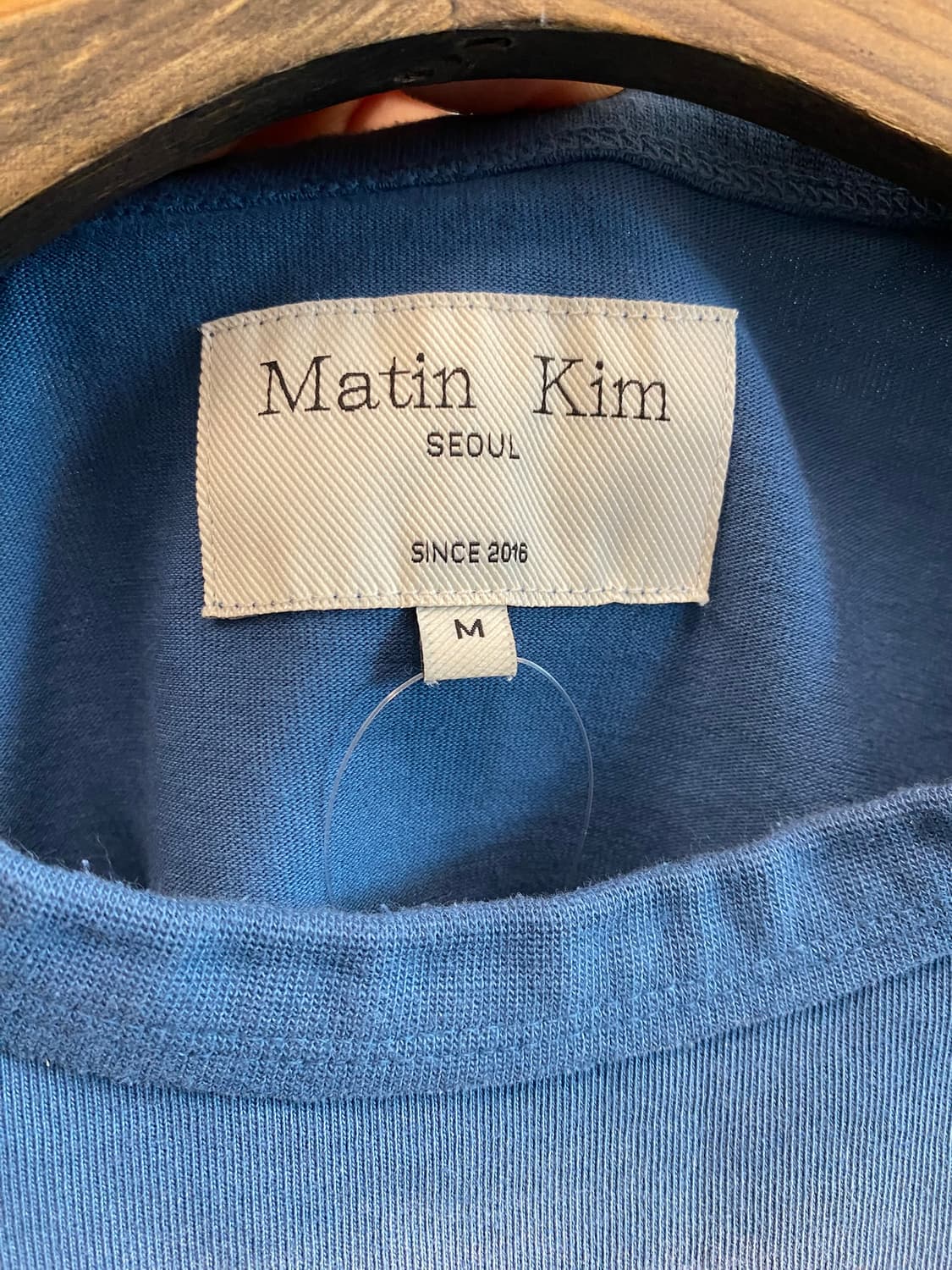 [M]마뗑킴 피그먼트 컷 크롭 반팔티 상품이미지3