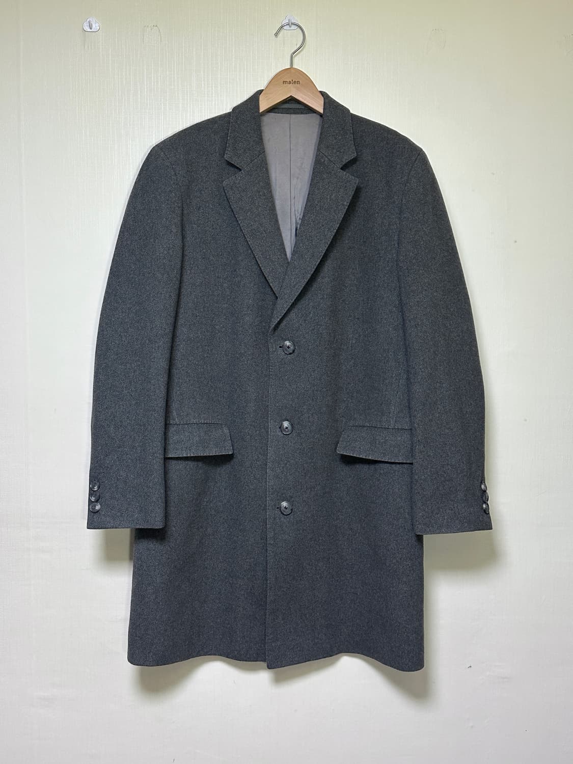 휴고보스 블랙라벨 캐시미어 블렌드 싱글코트 54/그레이 상품이미지1