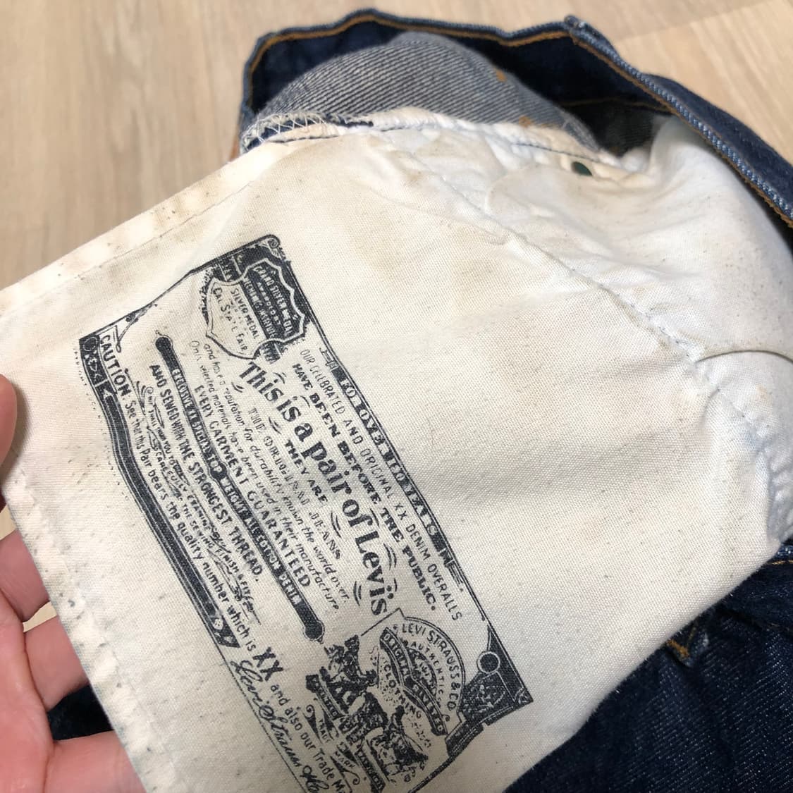 (31) 00's 리바이스 Levi's 501 스트레이트핏 중청 데님 상품이미지5