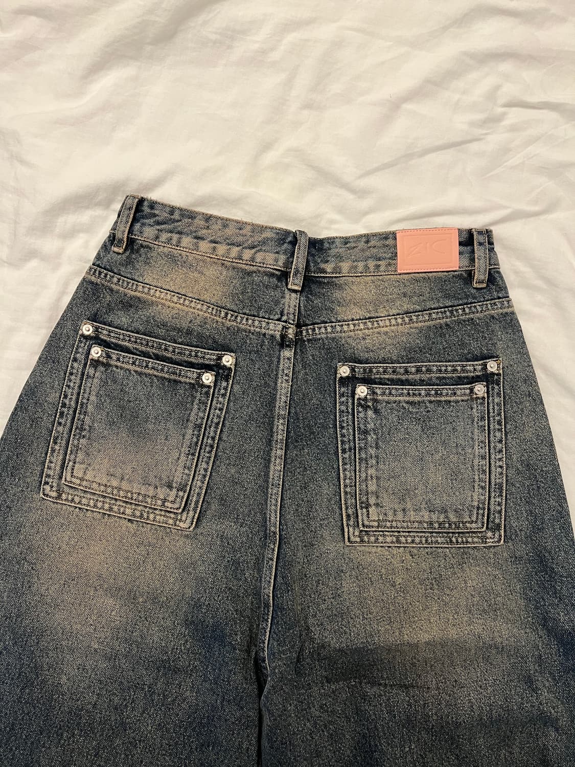 zicmade 핑크탭 베기 데님 14oz - 30 상품이미지8