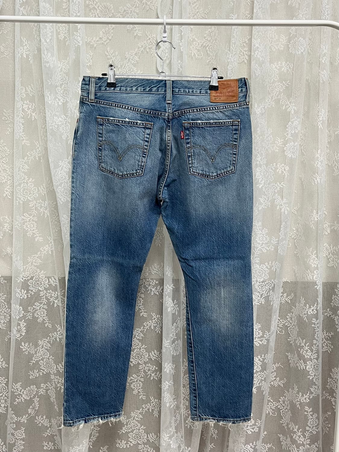 28) 리바이스 501 데님 청바지 중청 상품이미지2