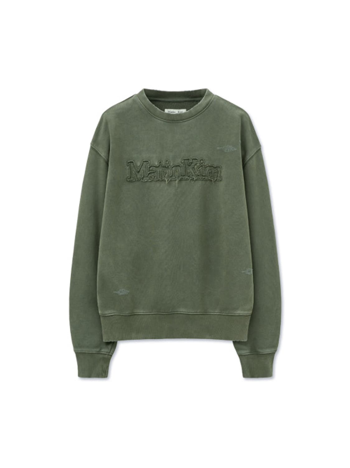 마뗑킴 빈티지 컬러 로고 맨투맨 상품이미지6