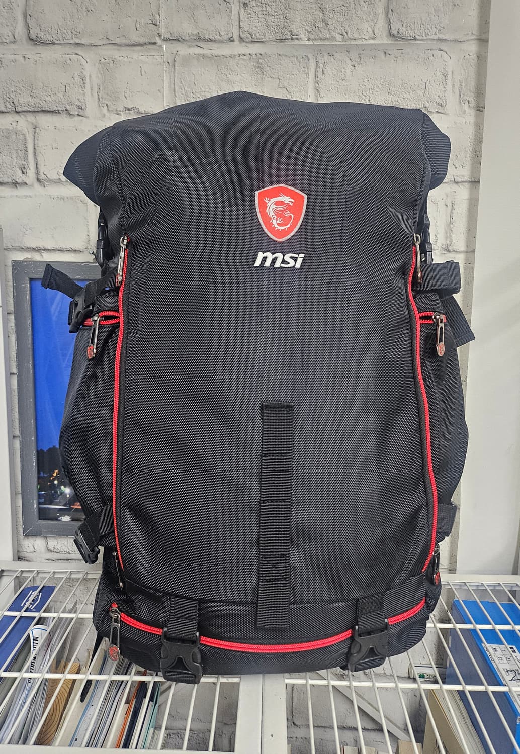 MSI 게이밍백팩 롤탑 용가리 노트북백팩 PA99 상품이미지1