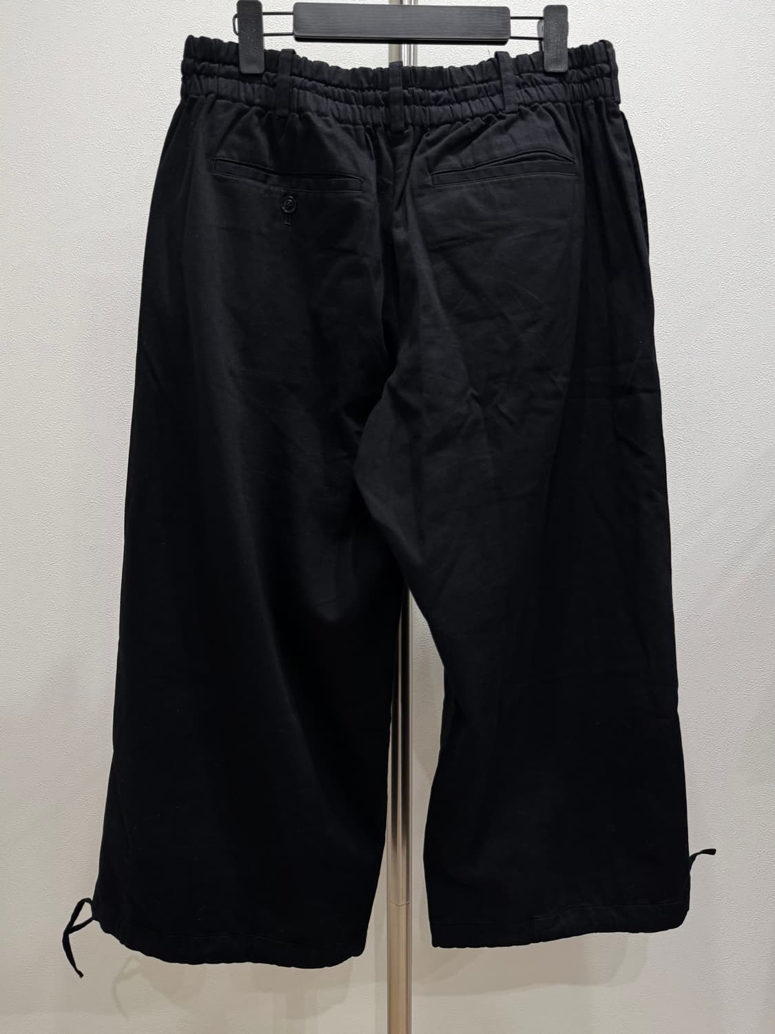 요지야마모토 18aw 코튼 와이드 하카마 팬츠 상품이미지5