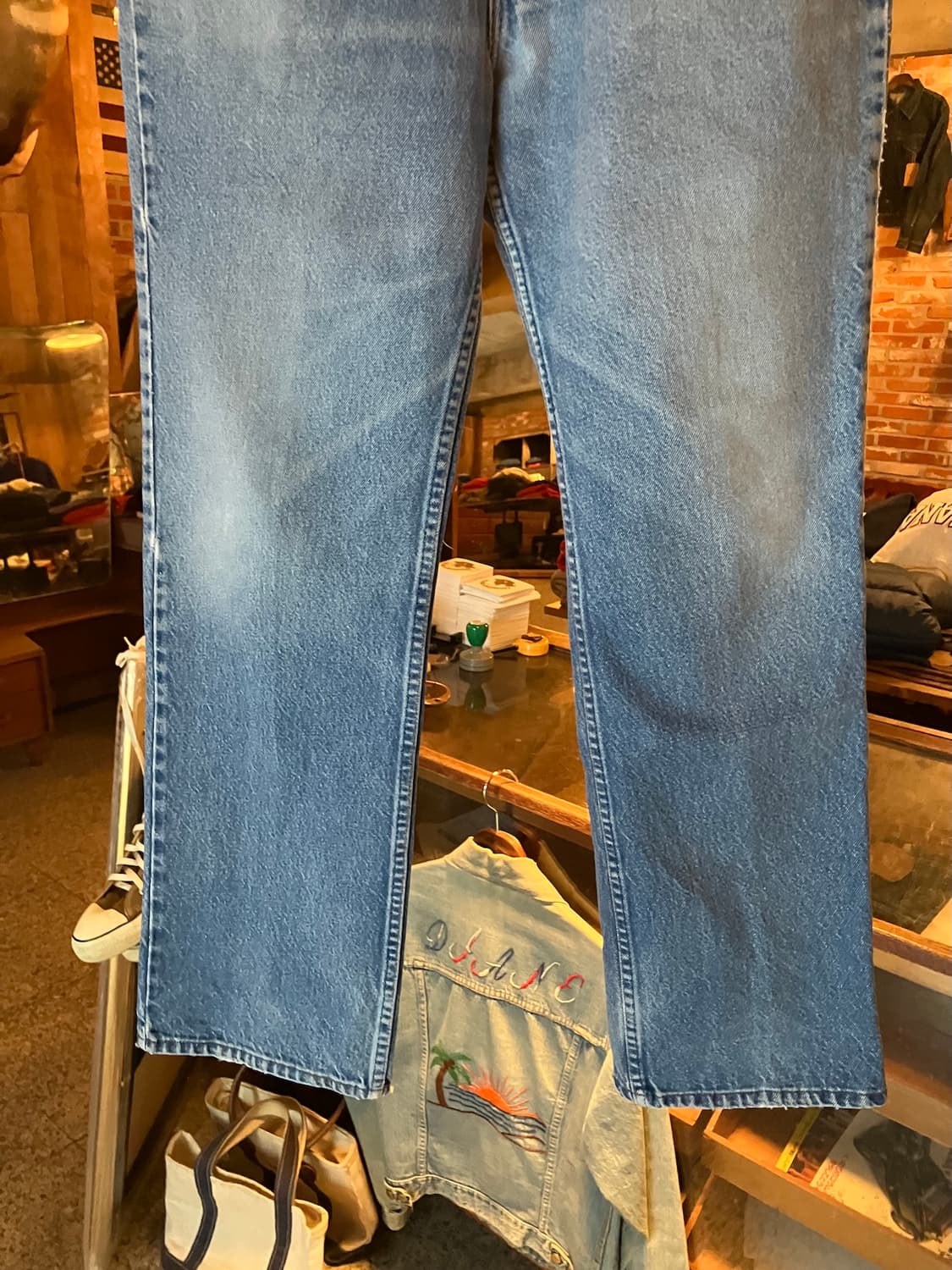 90s USA 빈티지 리바이스 517 부츠컷 데님 팬츠 상품이미지4