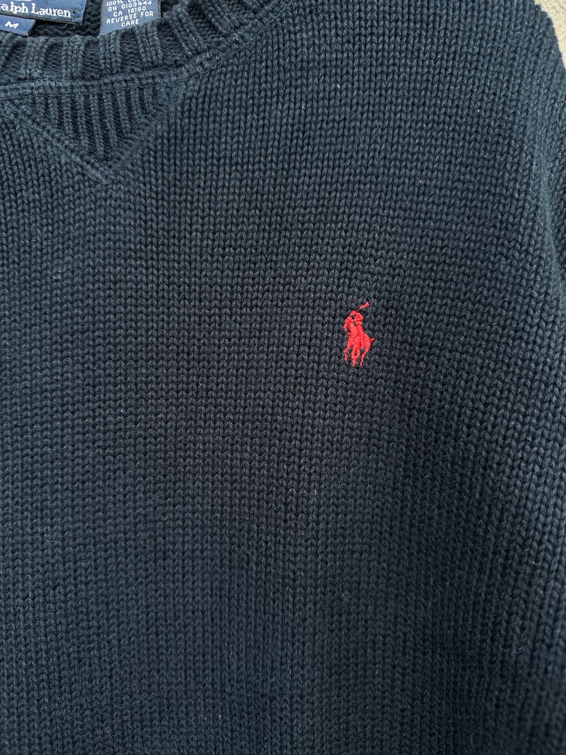 Polo Ralph Lauren Deep Navy Cotton Knit  상품이미지4