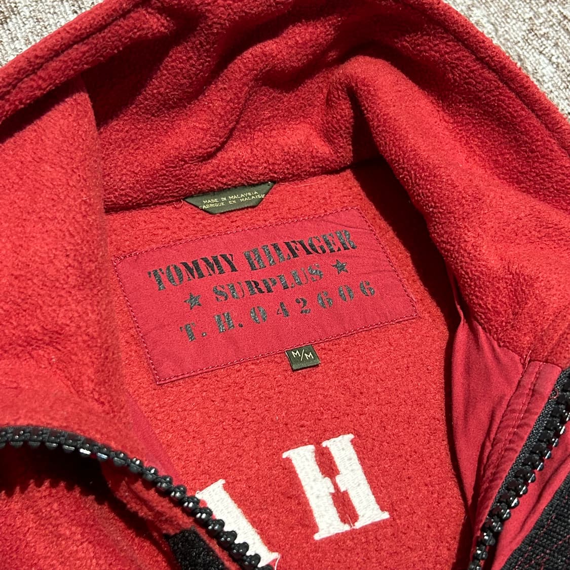 XL) 타미힐피거 플리스 후리스 아노락  상품이미지7