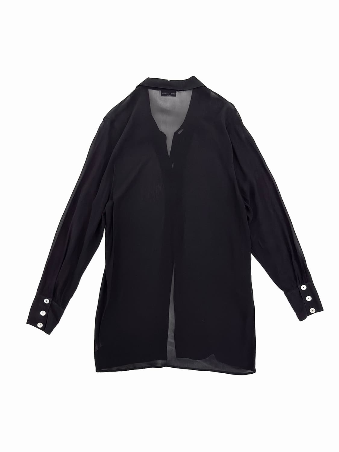 Anne Fontaine Sheer Viscose Blouse/ Os 상품이미지2
