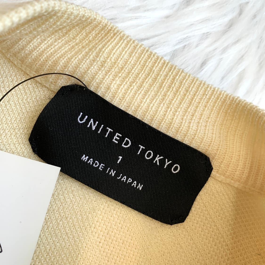 UNITED TOKYO 패턴 라운드 니트 1830 상품이미지4