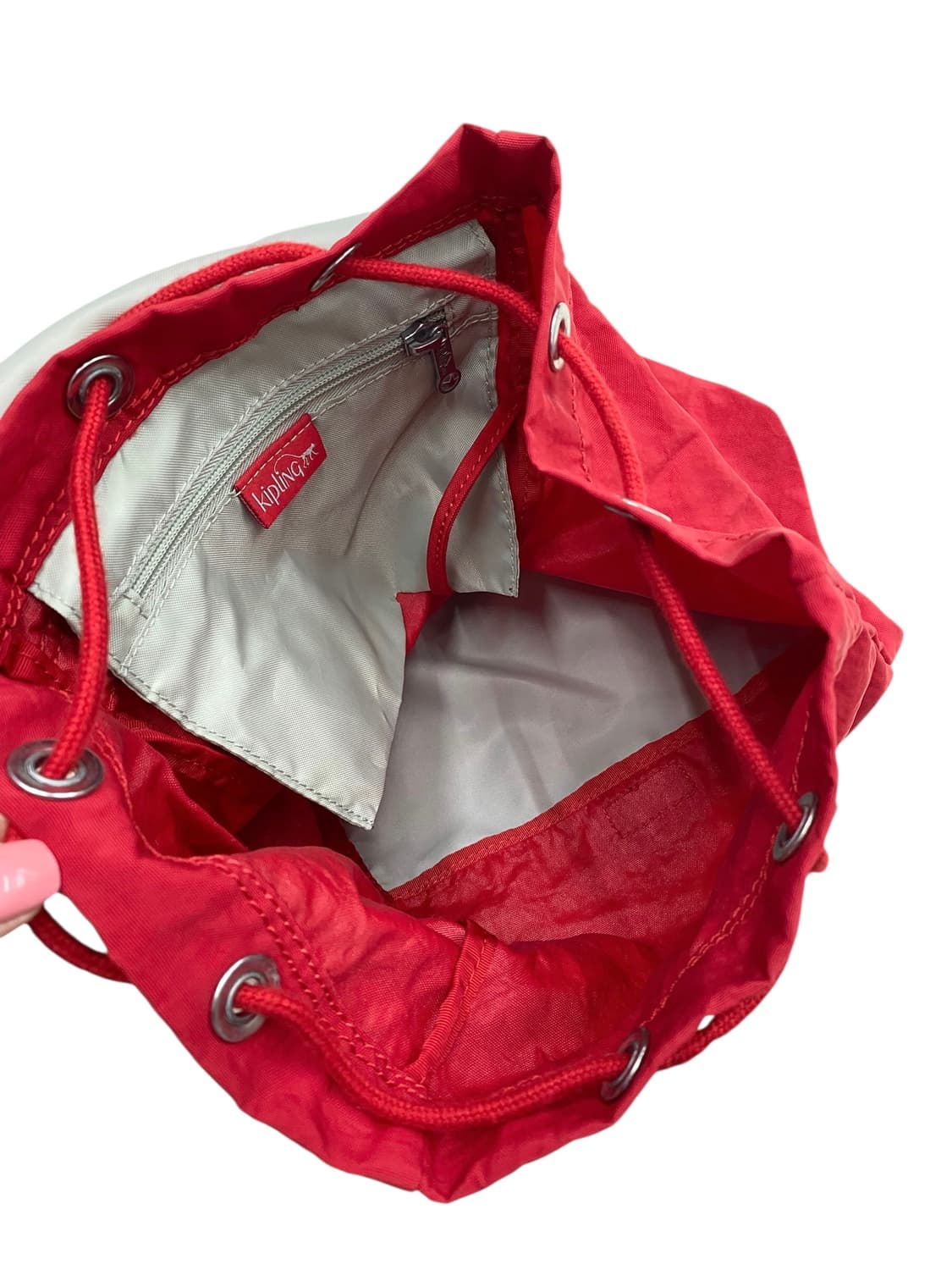 키플링 y2k 레드 백팩 상품이미지3