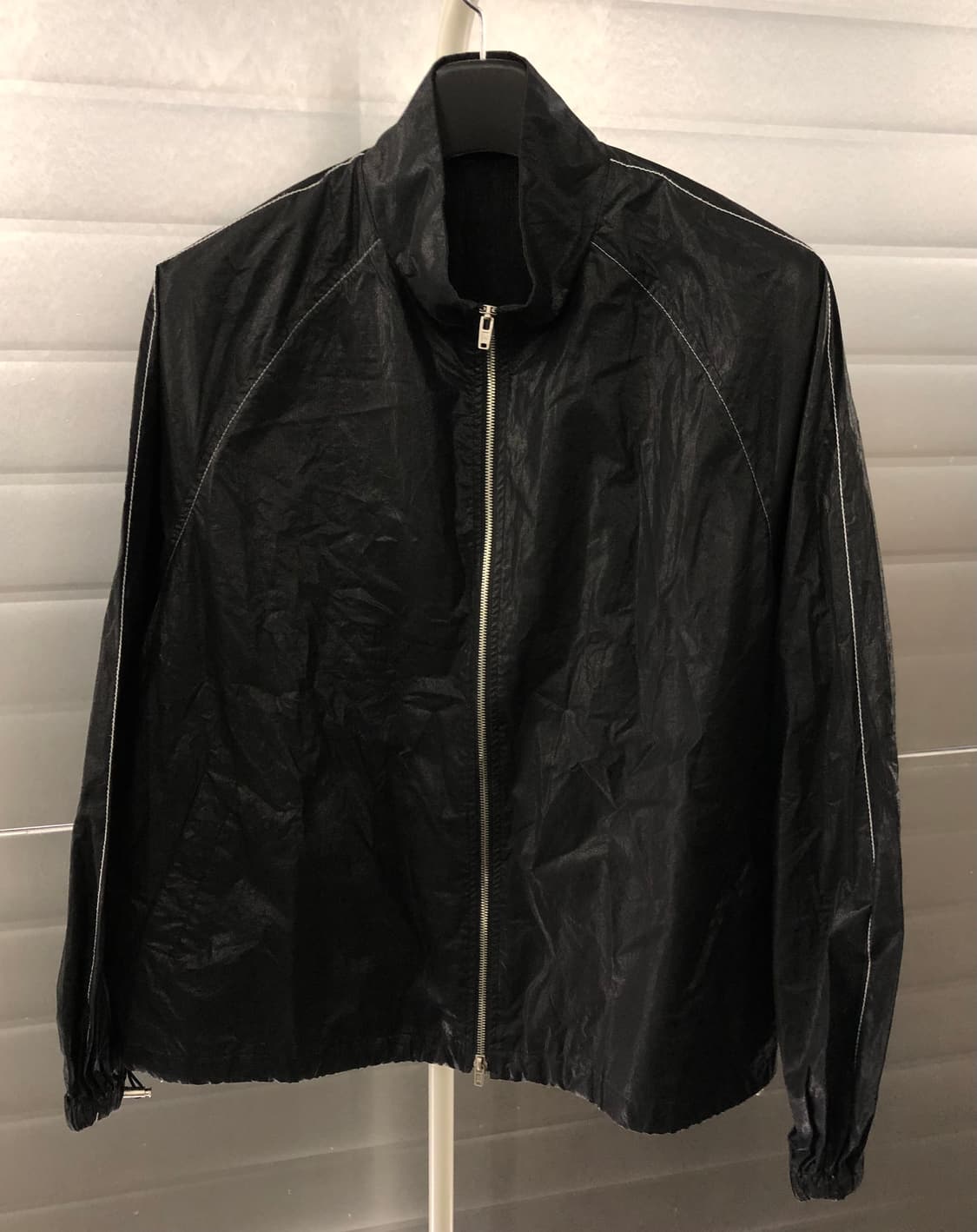 마뗑킴 코팅 바람막이 자켓 F 블랙 상품이미지6