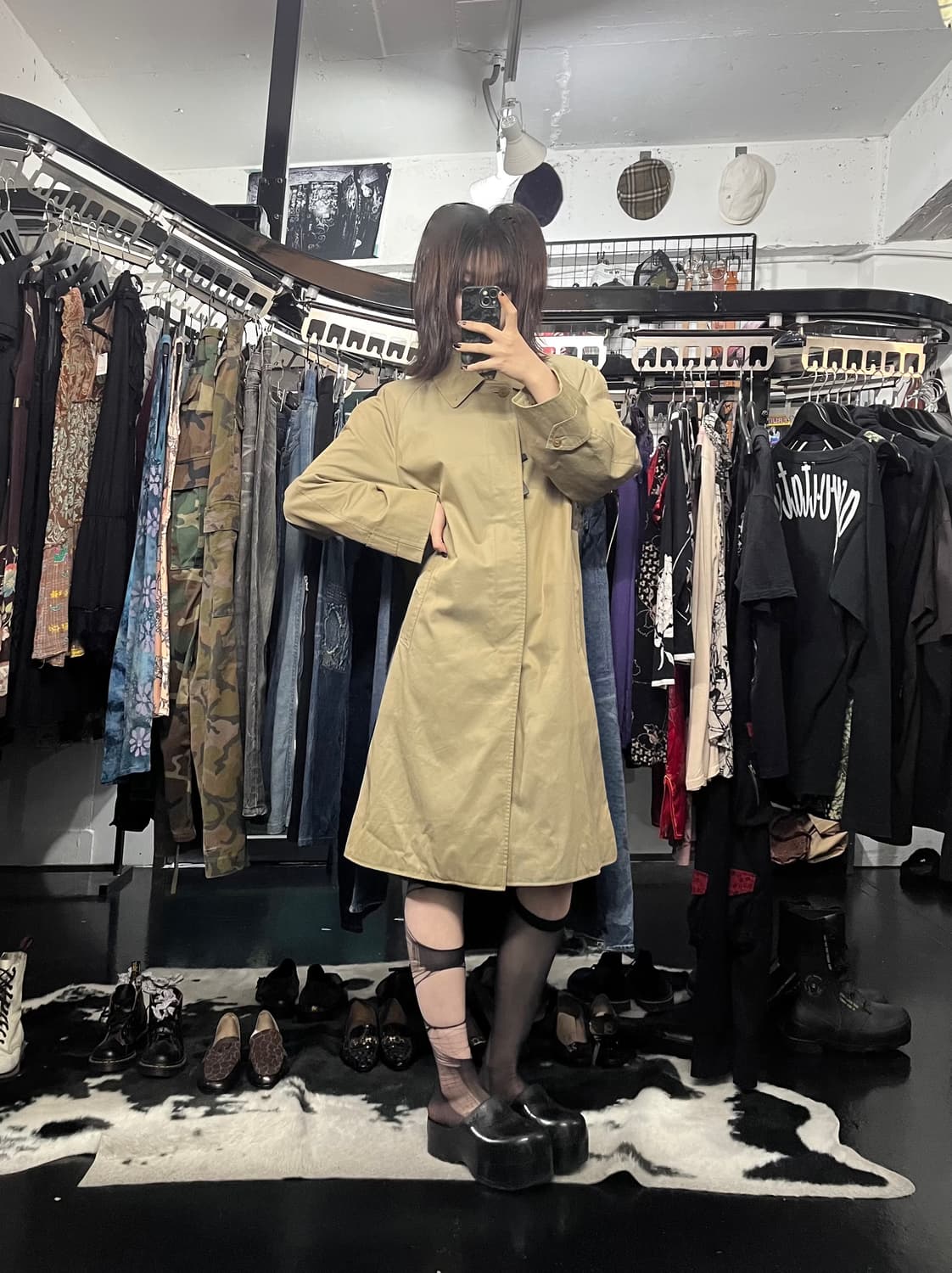 버버리 베이지 코트 상품이미지1