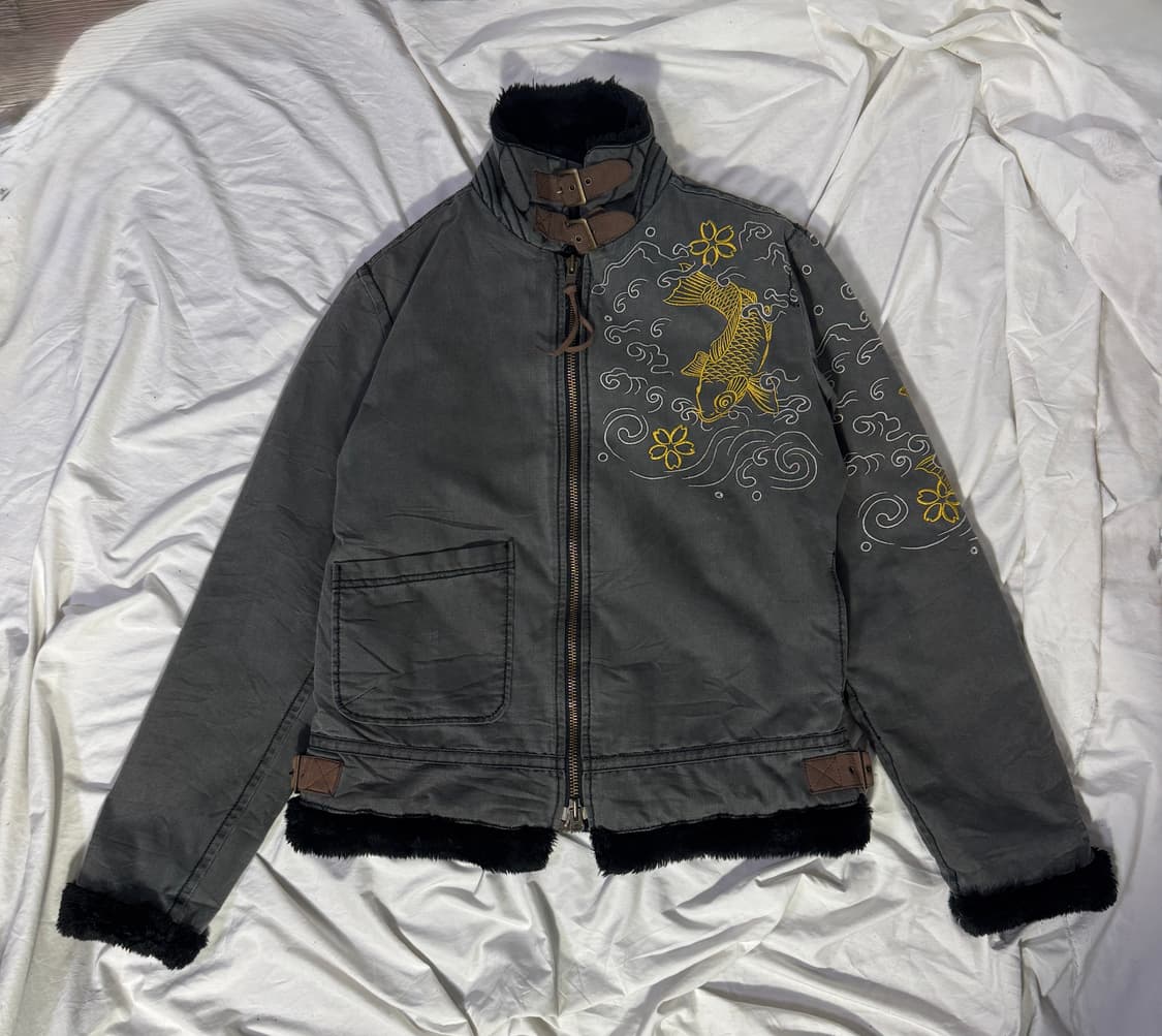 Kula by eternal 오리엔탈 자수 무스탕 y2k 오즈온  상품이미지1