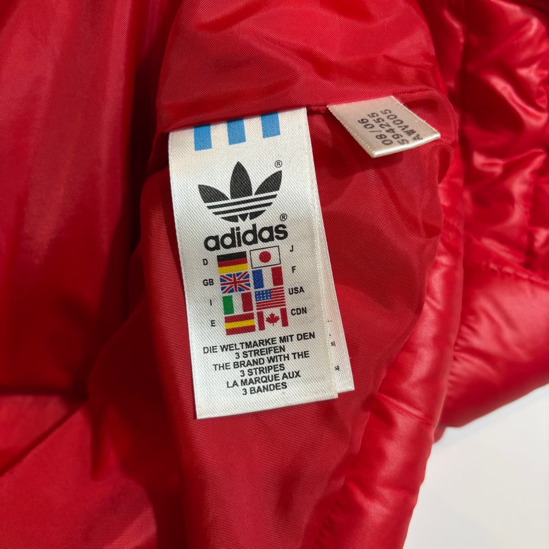 아디다스 오리지널 스포츠 파이어버드 레드 패딩 자켓 상품이미지6