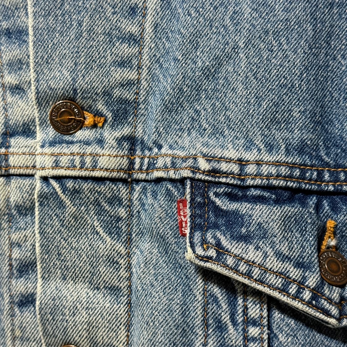 90s 리바이스 USA 70699 데님 트러커 자켓 상품이미지4