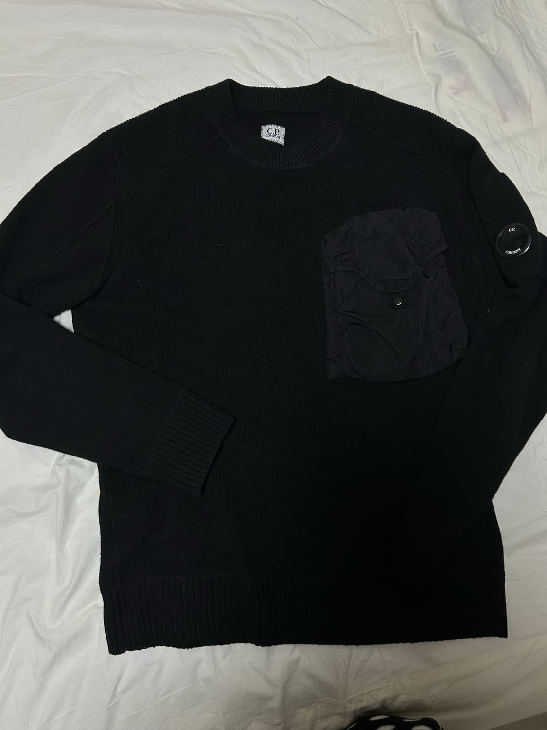 cp company  블랙 울 니트 52(105) 상품이미지1